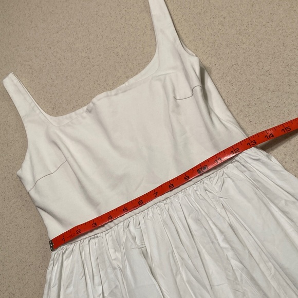 Rue Sophie White Midi Dress Women Size Medium - Picture 10 of 14